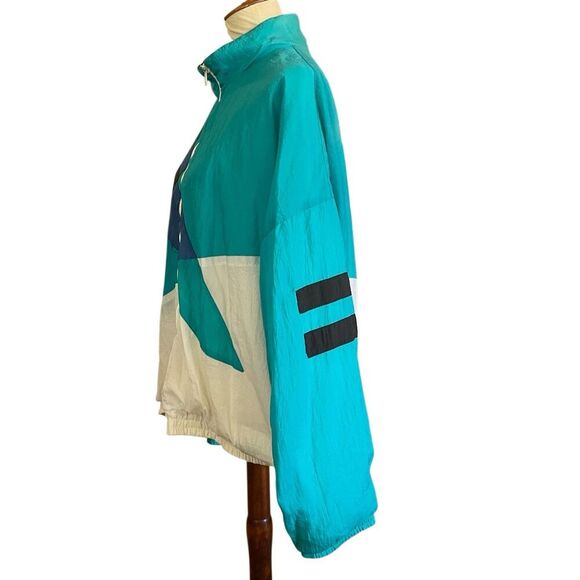 Aviat Sportif Vintage 80’s/90’s Color Block Oversized Windbreaker Size Large (Un - Picture 8 of 11